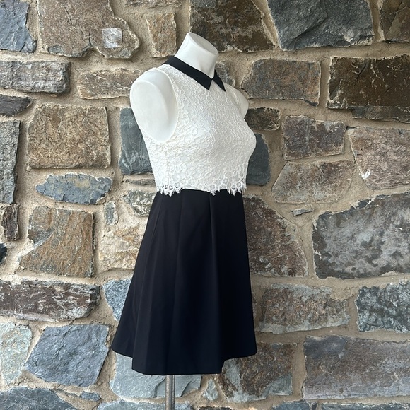 ALICE+OLIVIA Desra lace and crepe dress size 0 - Picture 6 of 10